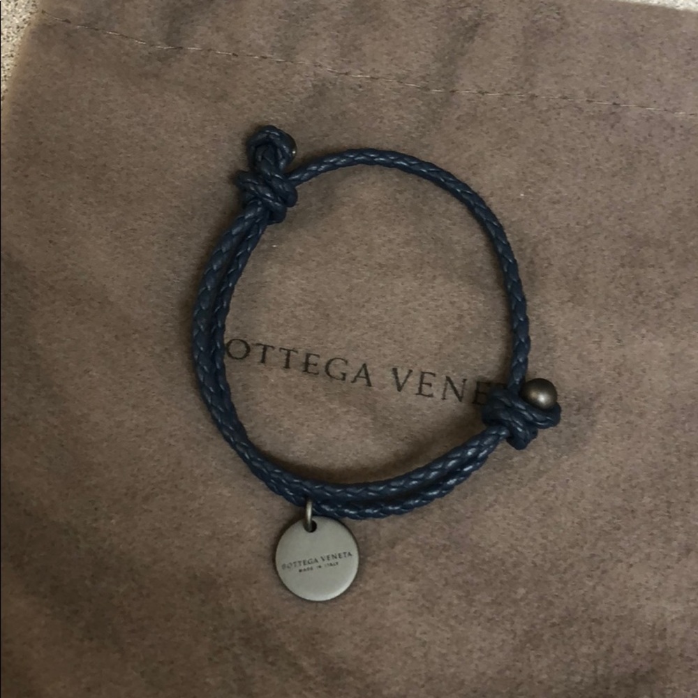 Adjustable Bottega Veneta leather bracelet